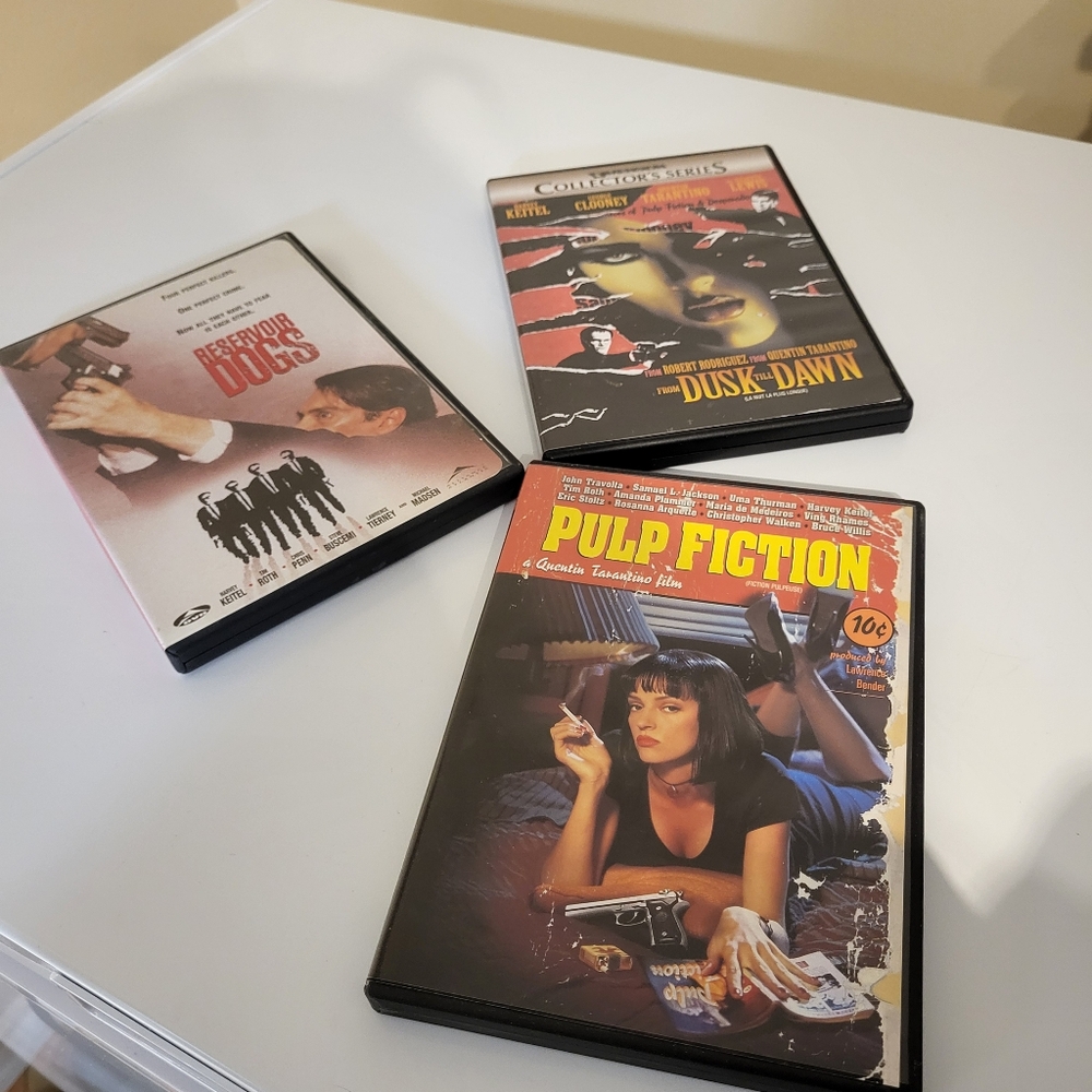 Quentin Tarantino DVD Lot Reservoir Dogs / From Dusk til Dawn / Pulp Fiction